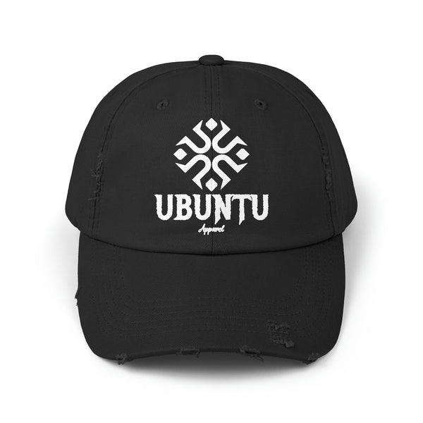 "UBUNTU" Unisex Distressed Cap