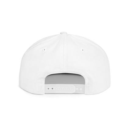 Embroidery ...Stylish Ubuntu Flat Bill Snapback Cap, Trendy Hat, Urban Streetwear, Gift for Friends, Casual Wear, Unisex Accessory