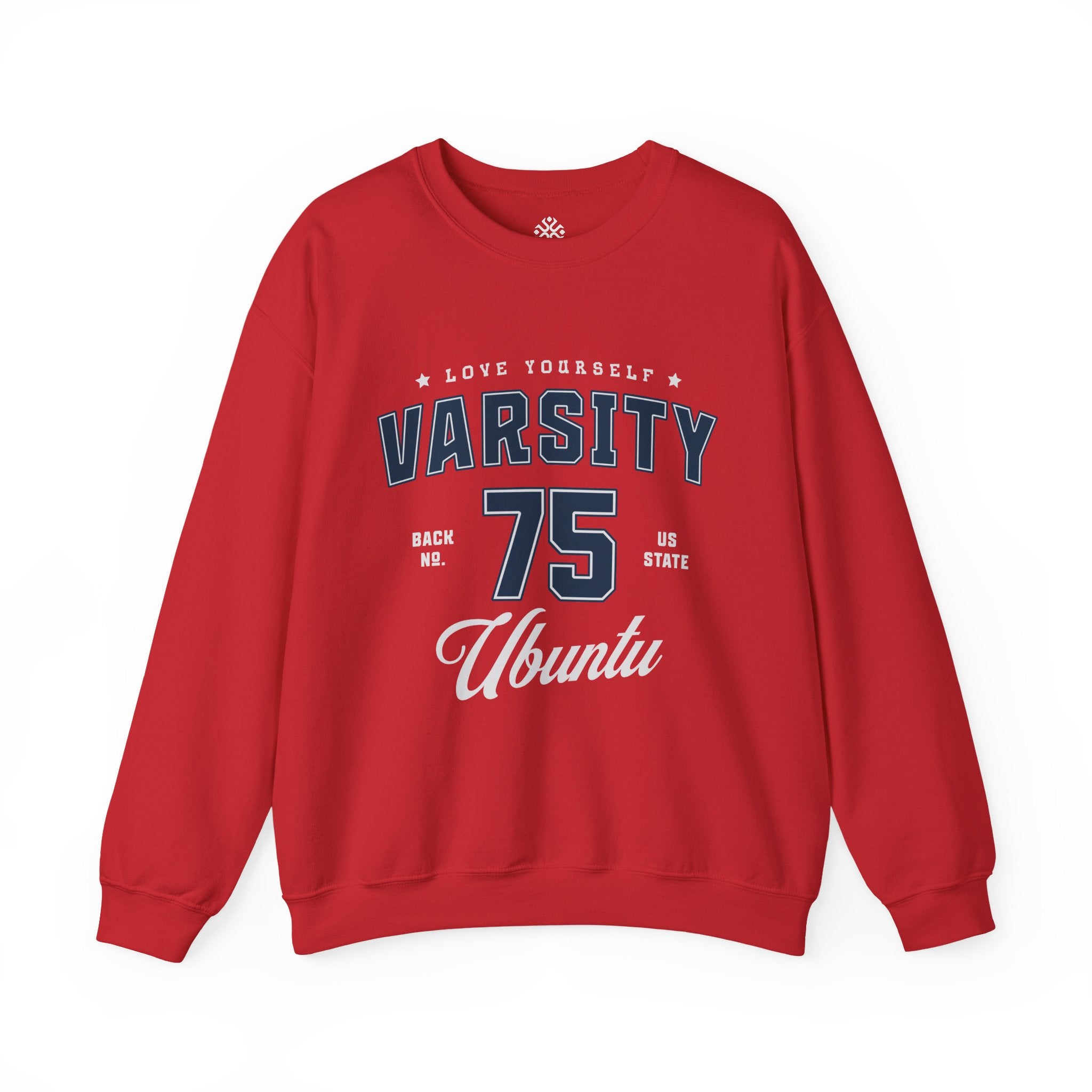 Varsity 75 Ubuntu Crewneck Sweatshirt — Retro Collegiate Athletic Pullover Main image