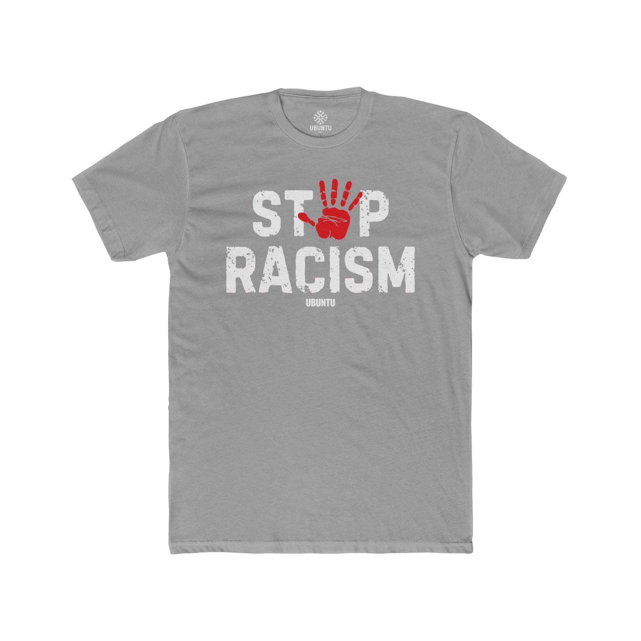 Stop Racism Ubuntu Unisex Cotton Crew T-shirt