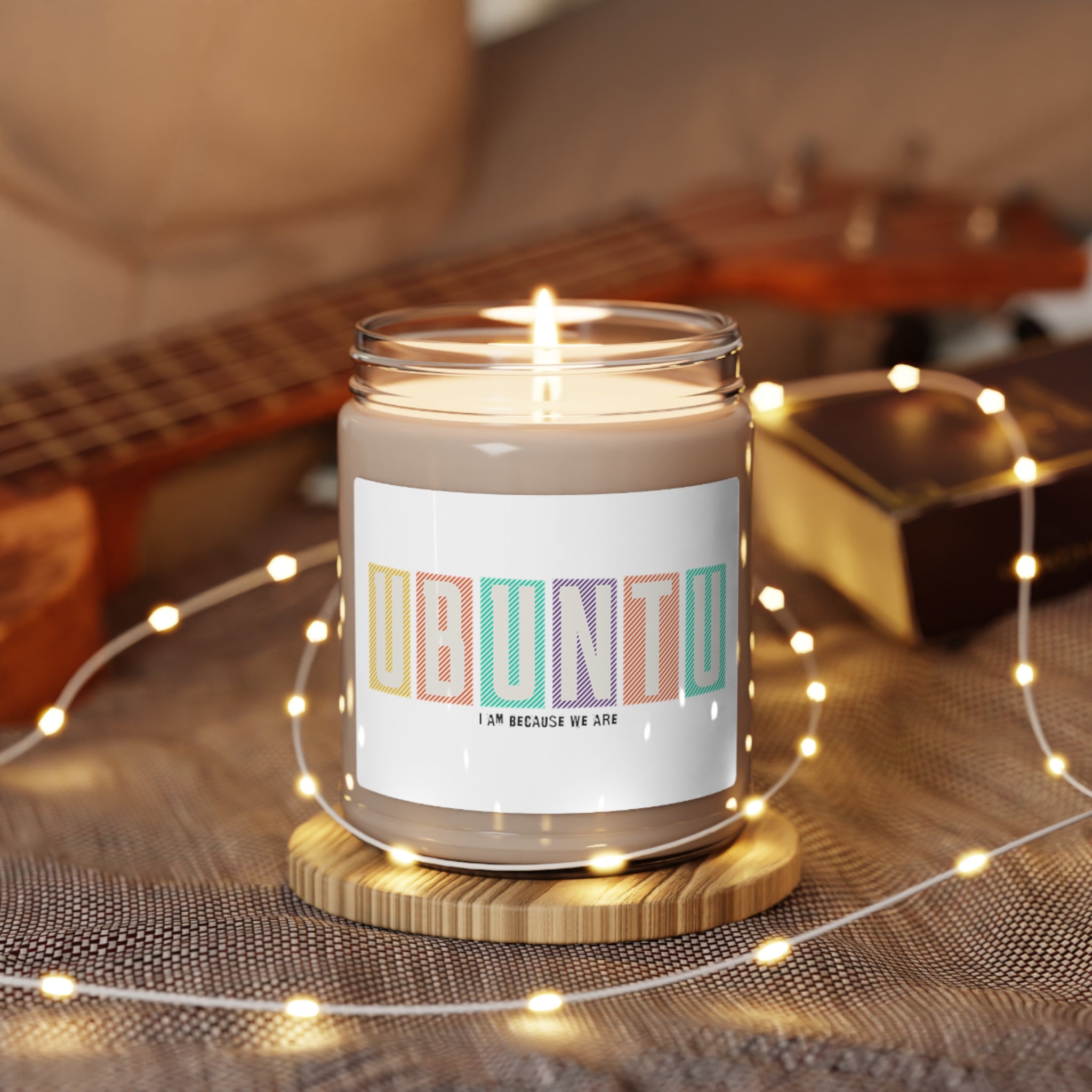 "UBUNTU" Scented Soy Candle, 9oz Main image