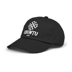 "UBUNTU" Unisex Distressed Cap