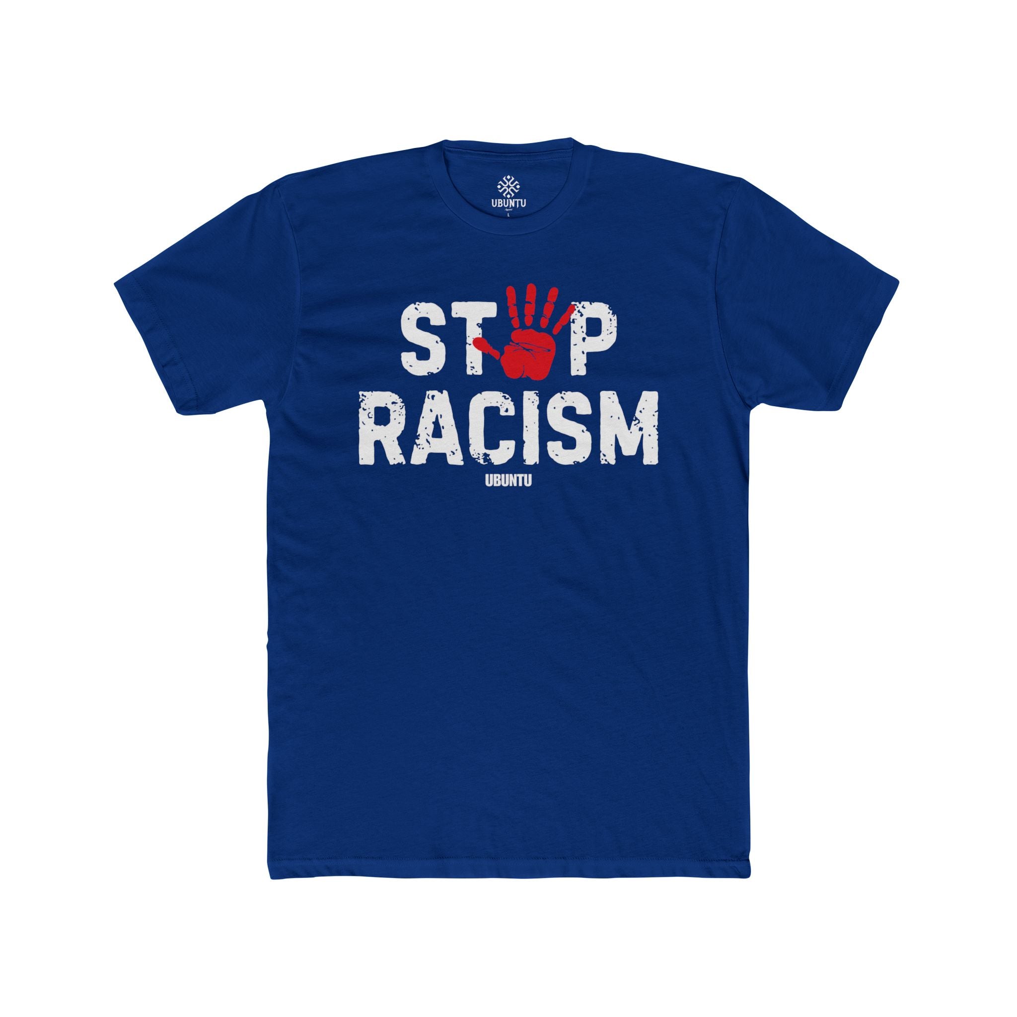 Stop Racism Ubuntu Unisex Cotton Crew T-shirt