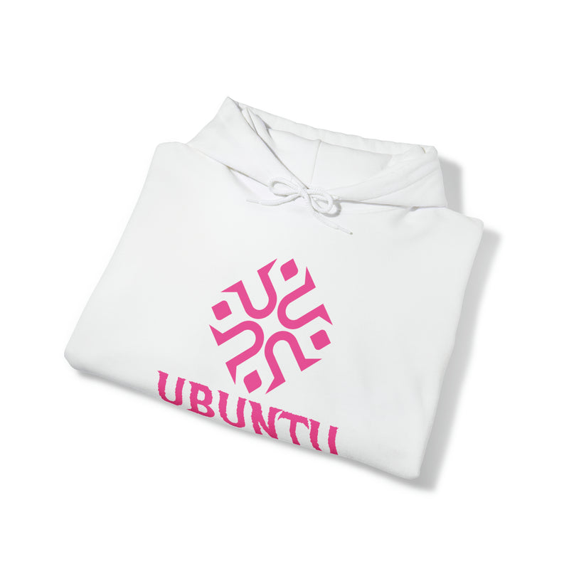 Ubuntu Pink Logo Pull Over Hooded