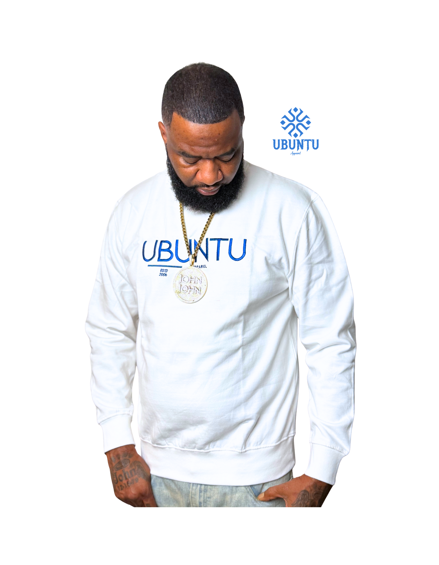 Ubuntu Crewneck Sweatshirt, Cozy Unisex Sweatshirt, Graphic Sweatshirt Gift, Casual Wear, Inspirational Clothing, Fall Fashion