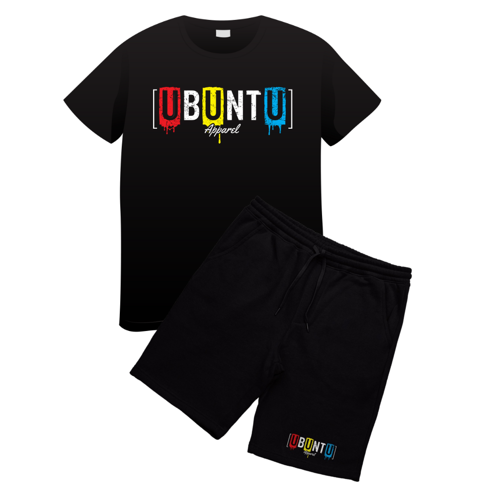 UBUNTU BLACK SHORTS AND T-SHIRTS | Ubuntu Apparel