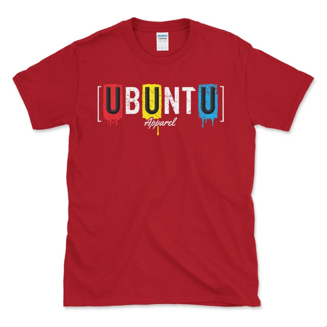 UBUNTU Red Shorts and T-Shirts Set - Shop Now! Secondary image